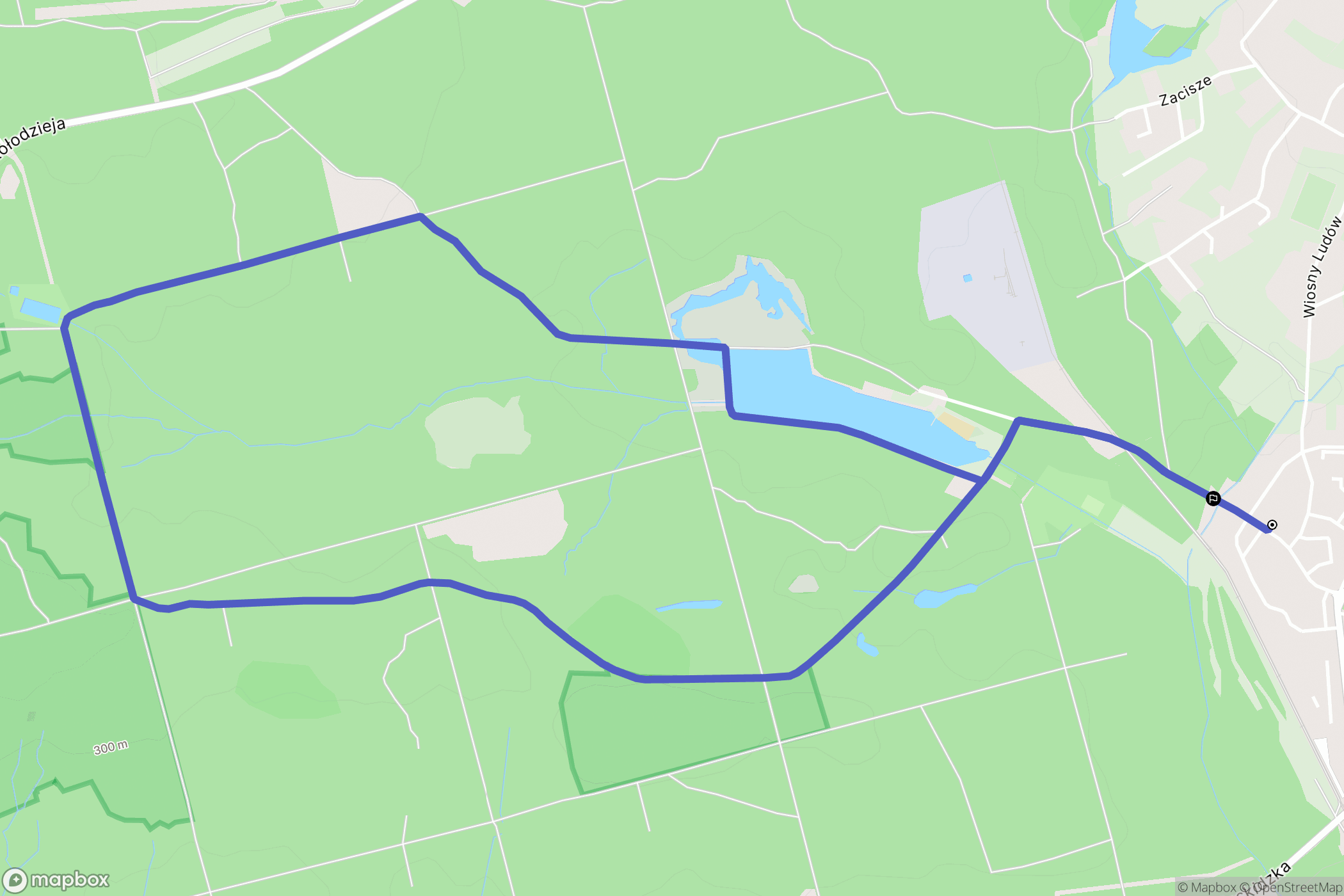 Mysłowice: mapa trasy - Poland