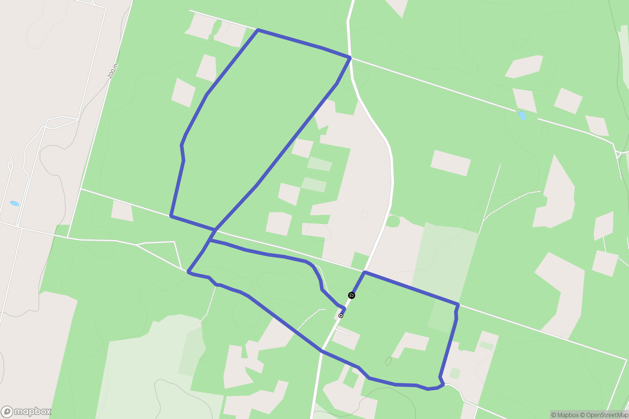 Januszewice: mapa trasy - Poland