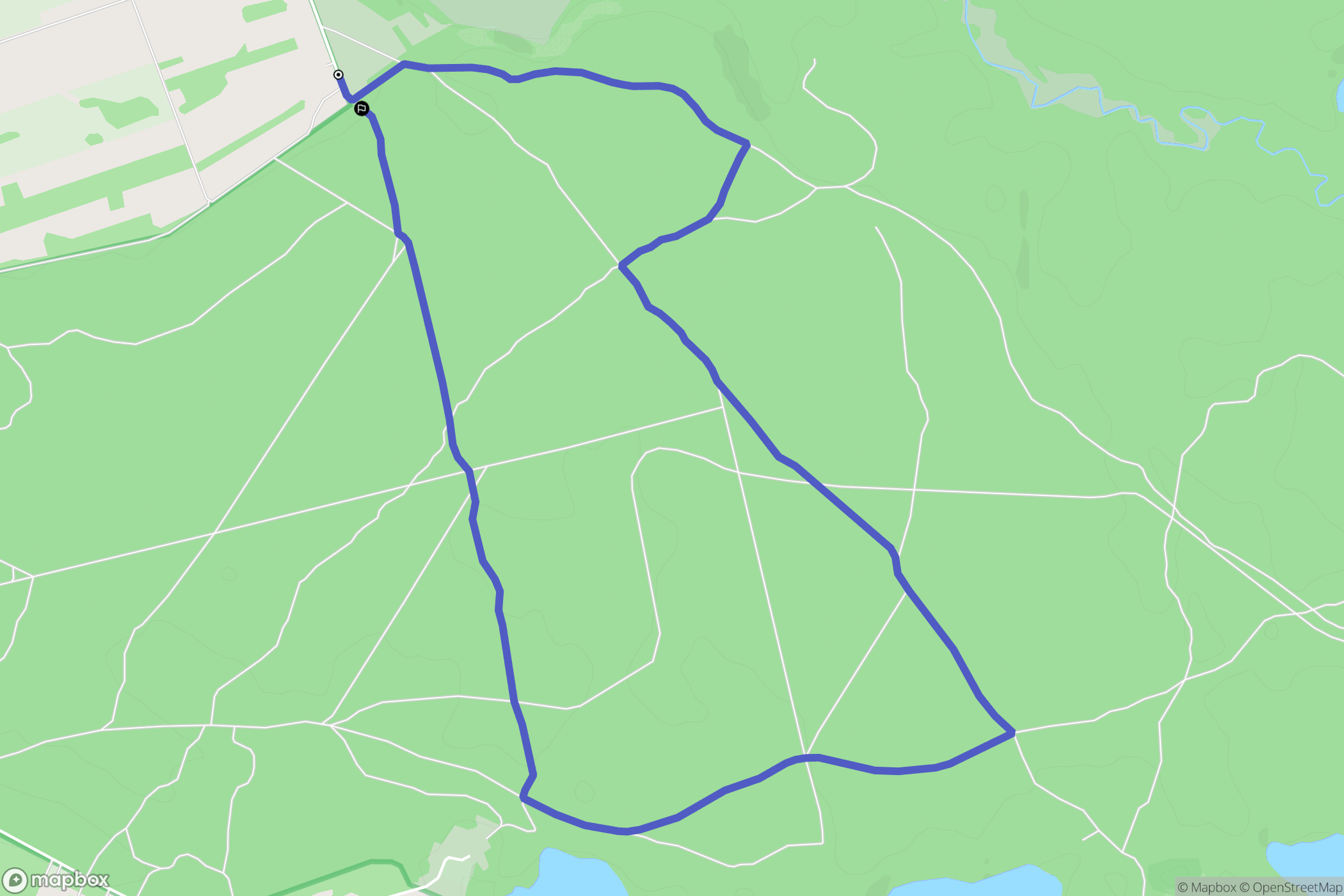 Sobolewo: mapa trasy - Poland