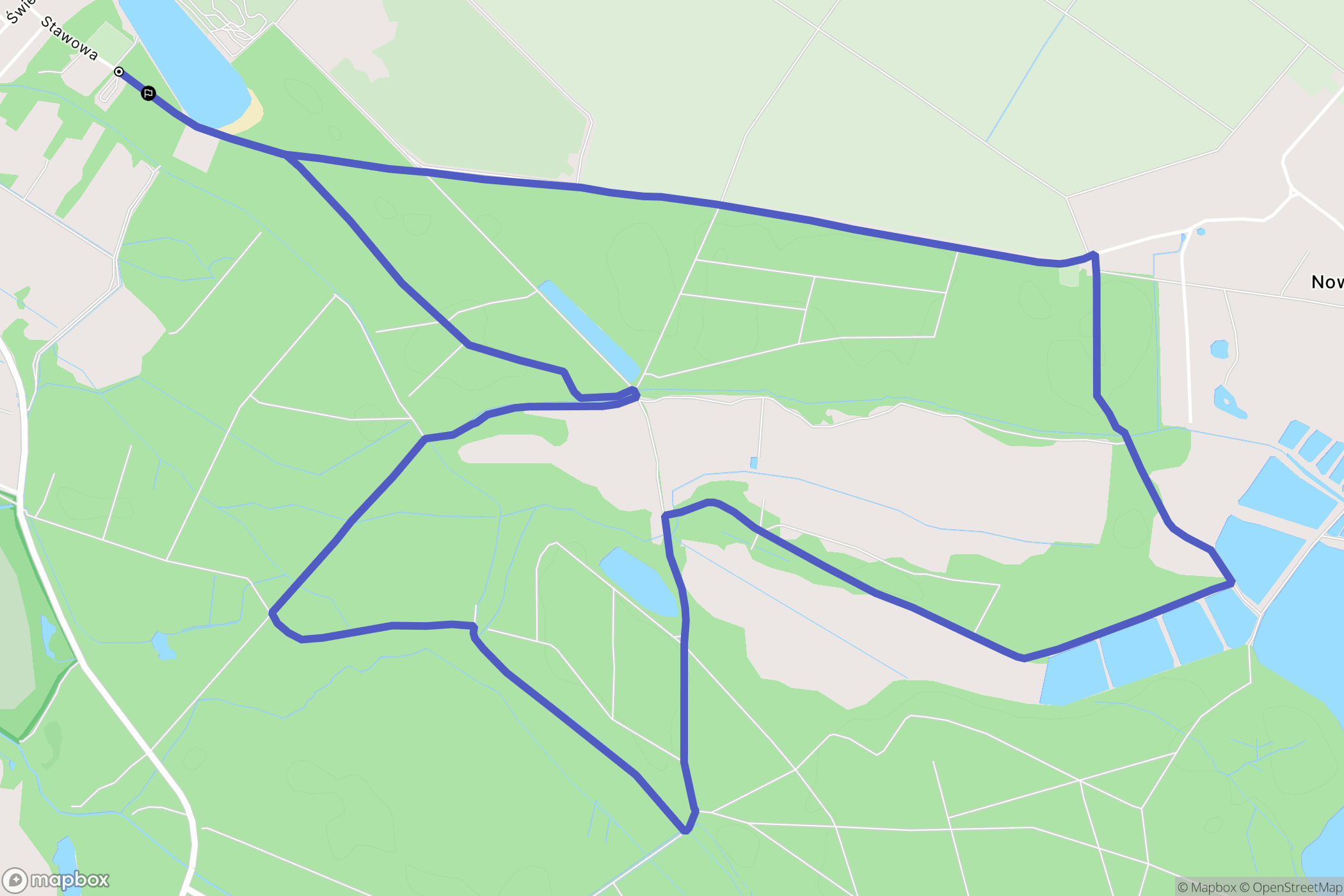 Jelcz-Laskowice: mapa trasy - Poland