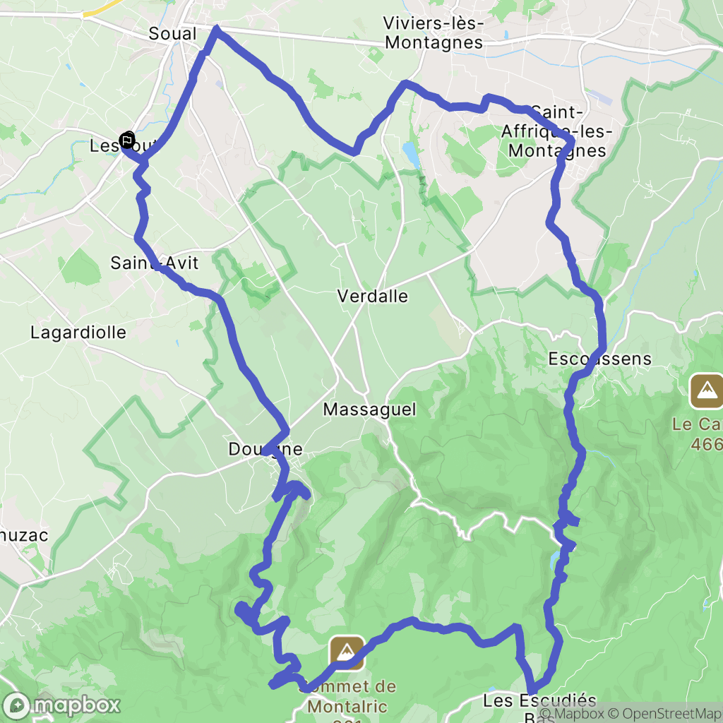 Lescout: routekaart voor buitenactiviteiten - France