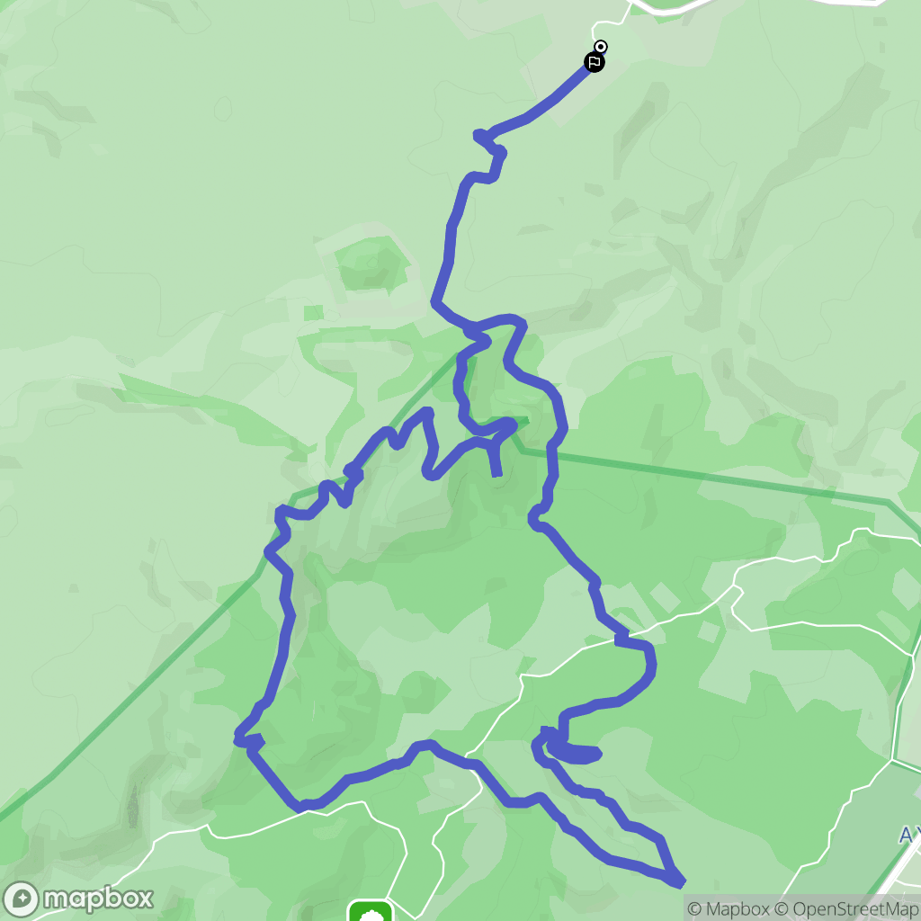 Narbonne : carte du parcours de randonnée - France