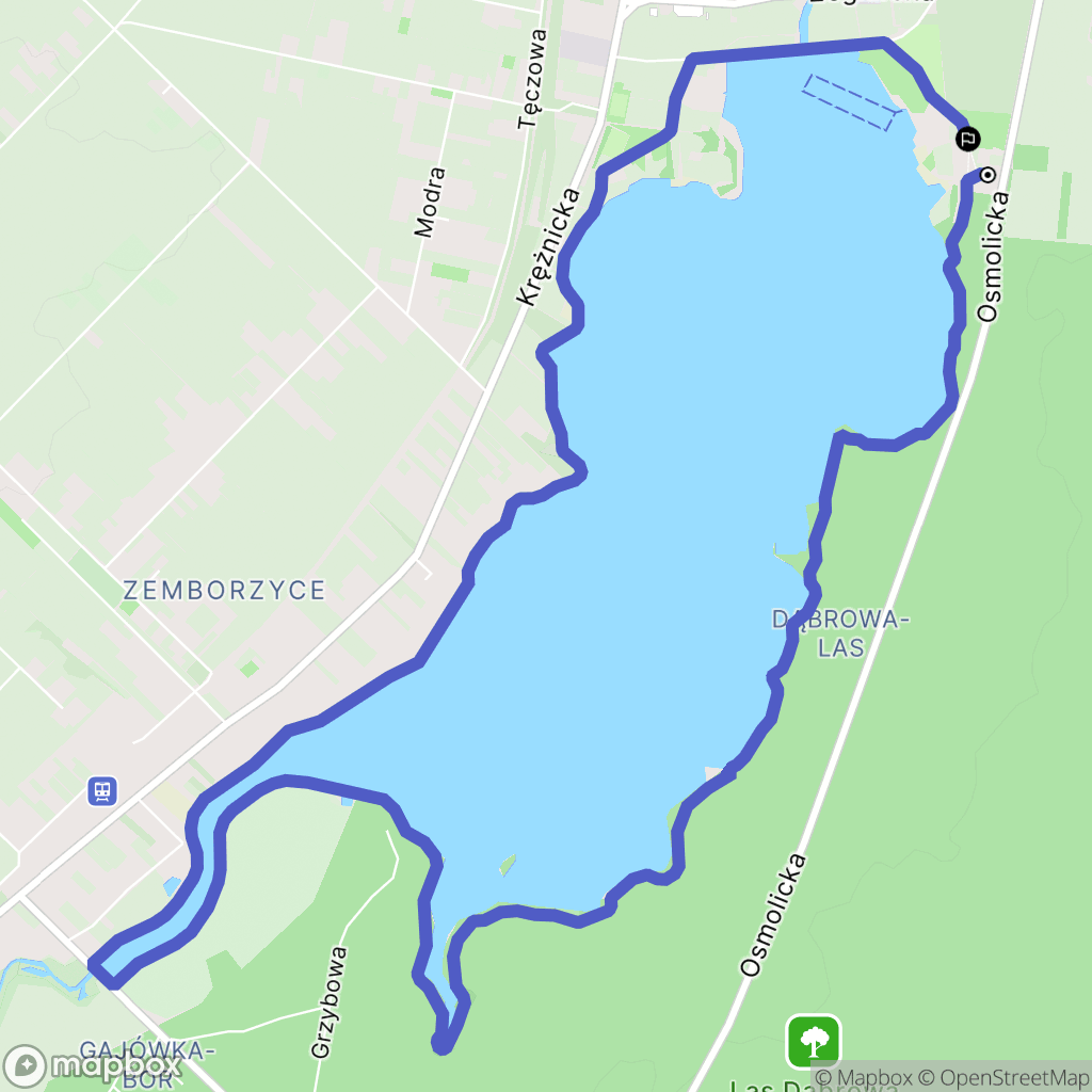 Lublin: mapa trasy - Poland