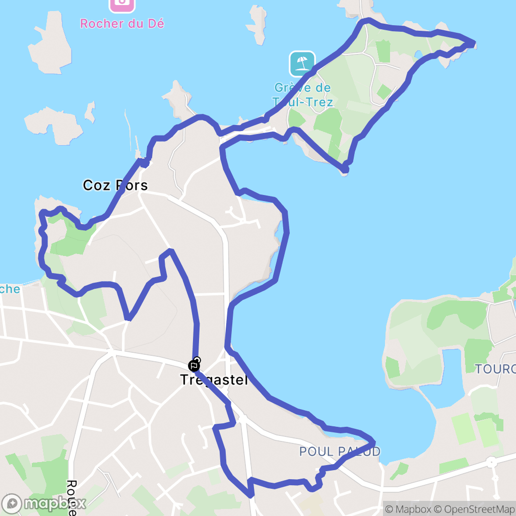 Trégastel: routekaart voor buitenactiviteiten - France