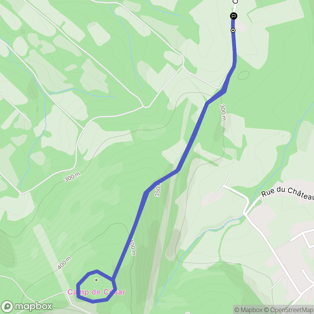 Oloron-Sainte-Marie : carte du parcours de randonnée - France