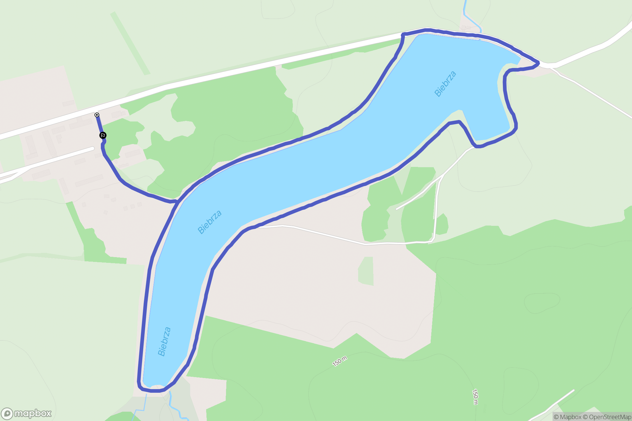 Sieruciowce: mapa trasy - Poland
