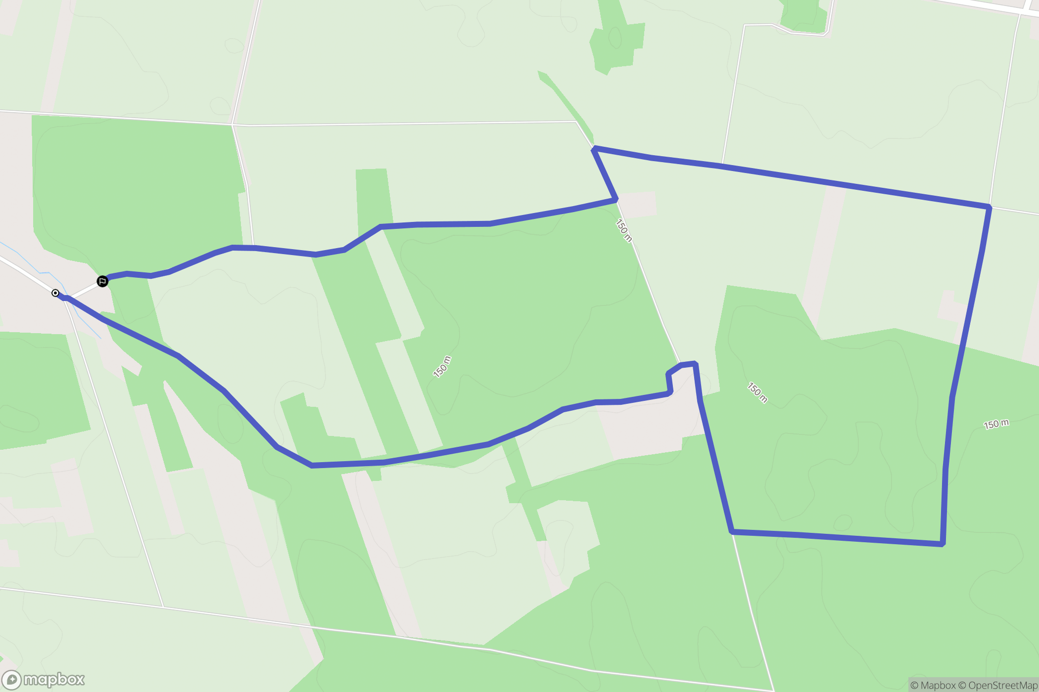 Radziszewo-Sobiechowo: mapa trasy - Poland
