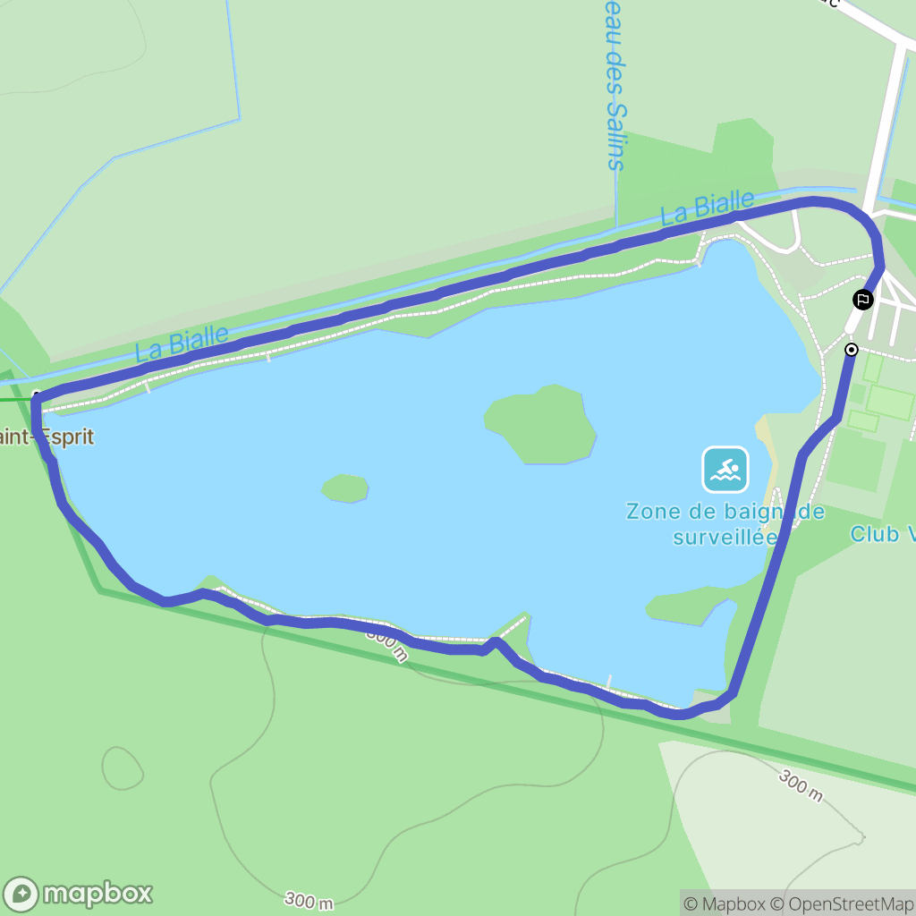 Grésy-sur-Isère : carte du parcours de randonnée - France