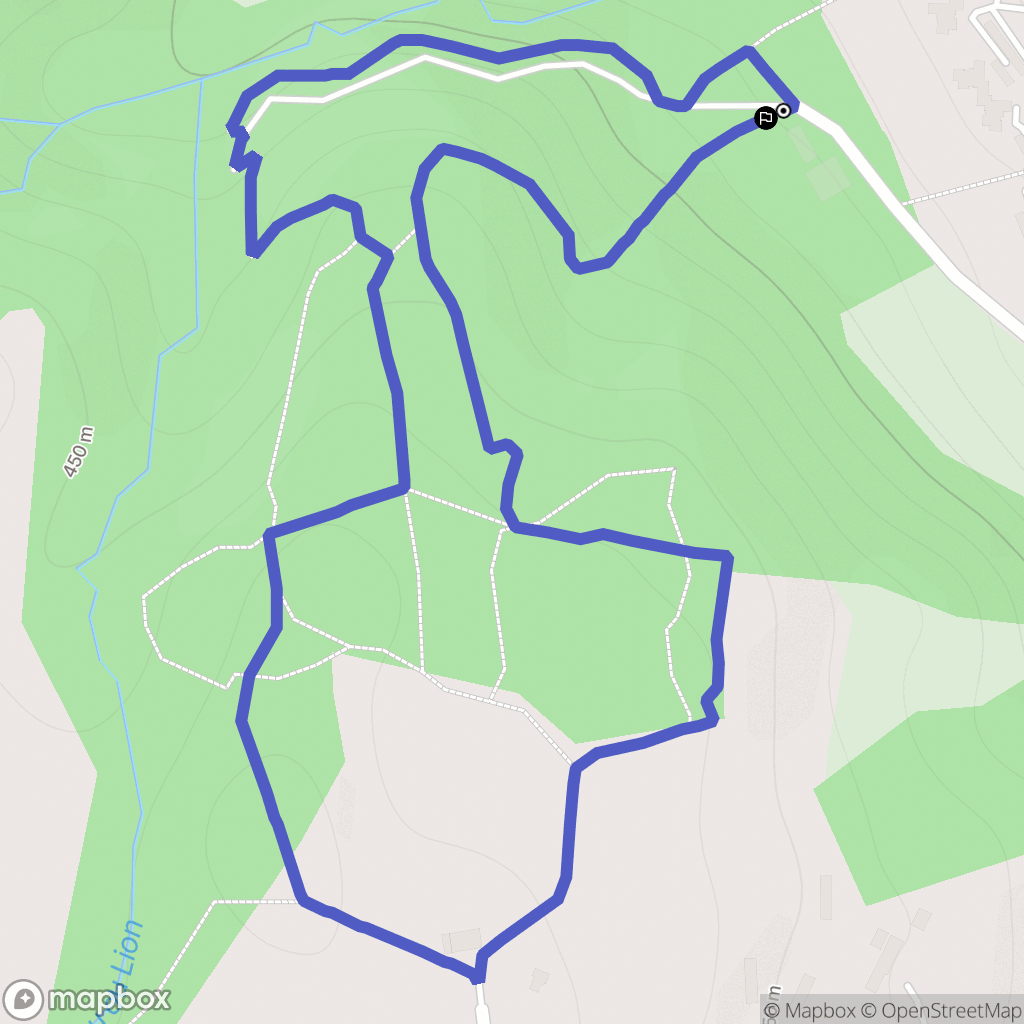 Rumilly : carte du parcours de randonnée - France