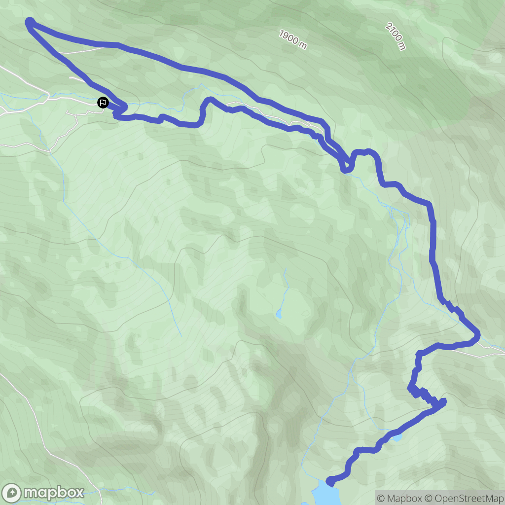 Luz-Saint-Sauveur : carte du parcours de randonnée - France