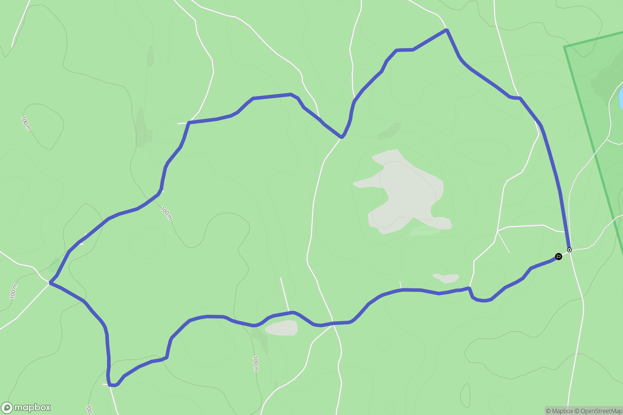 Drezdenko: mapa trasy - Poland