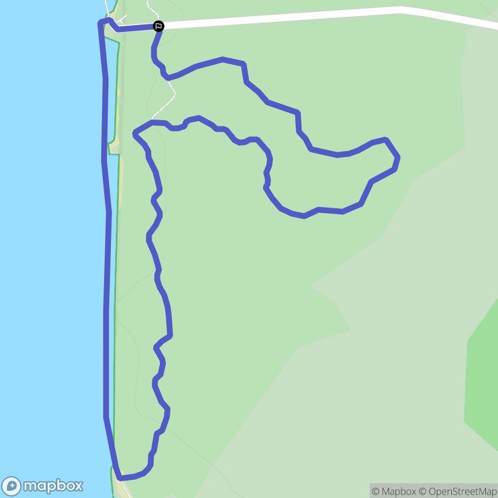 Dannes : carte du parcours de randonnée - France