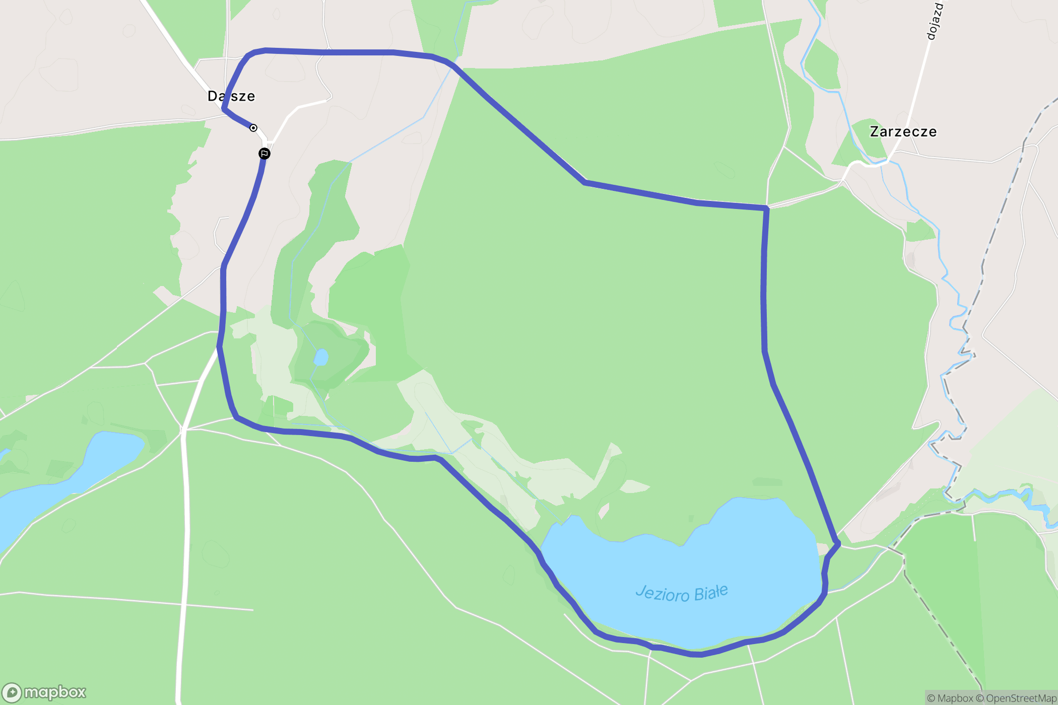 Dalsze: mapa trasy - Poland