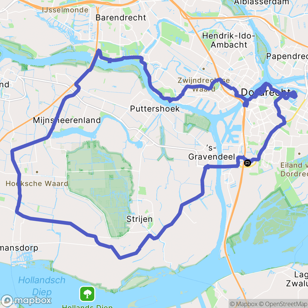 Dordrecht: routekaart voor buitenactiviteiten - Netherlands