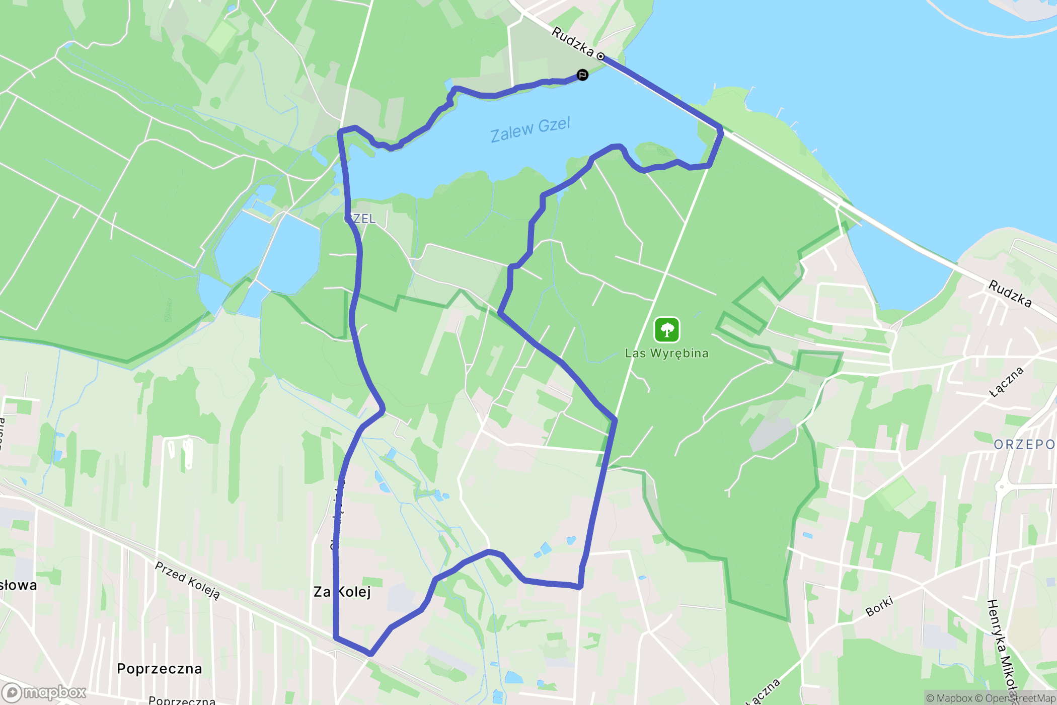 Rybnik: mapa trasy - Poland