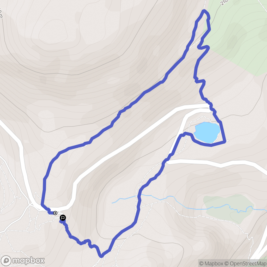 Saint-Sorlin-d'Arves : carte du parcours de randonnée - France