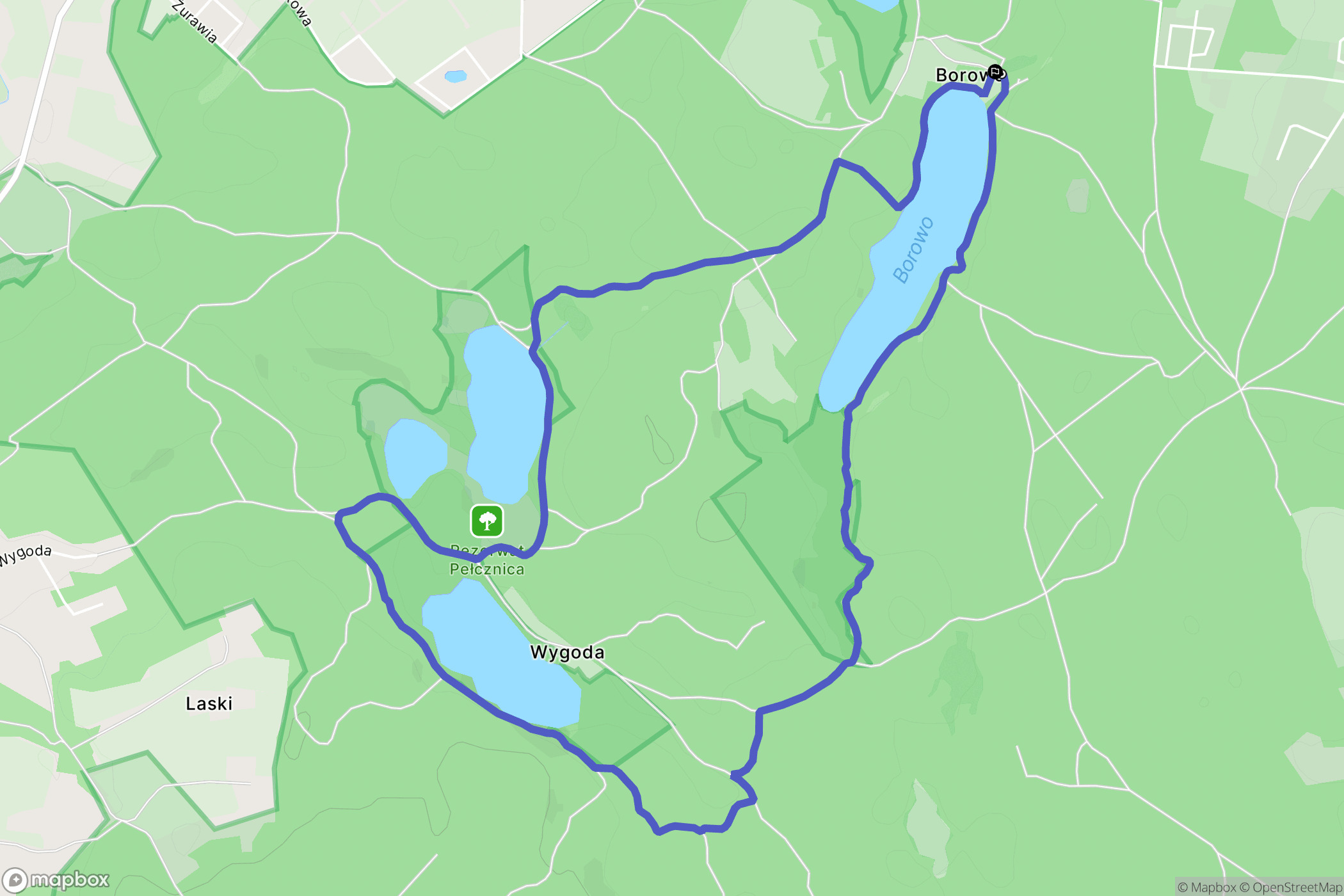 Nowy Dwór Wejherowski: mapa trasy - Poland