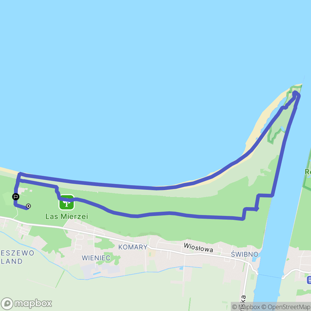 Gdańsk: mapa trasy - Poland