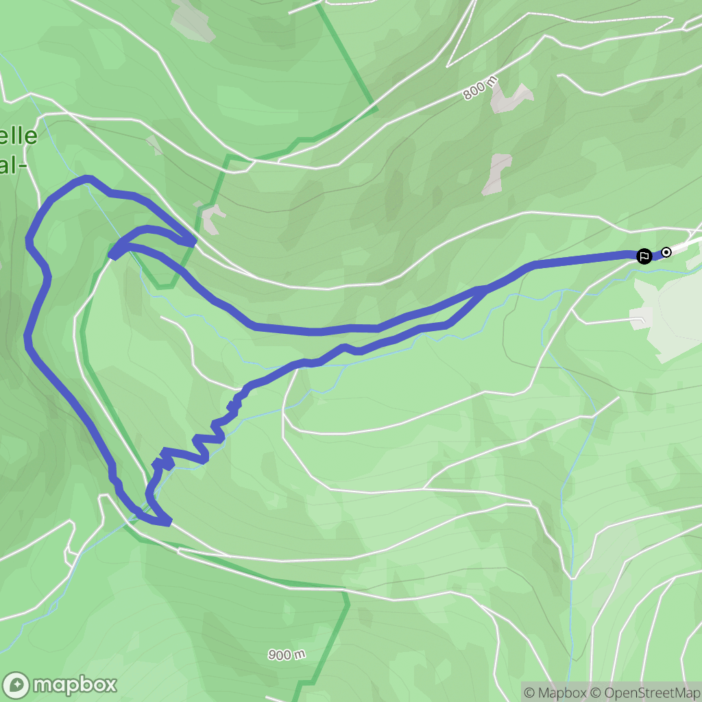 Stosswihr : carte du parcours de randonnée - France