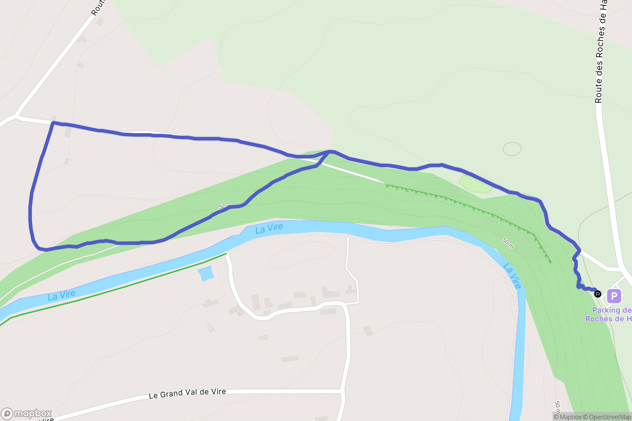 Torigny-les-Villes : carte du parcours de randonnée - France