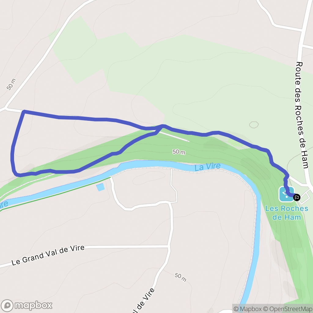 Torigny-les-Villes : carte du parcours de randonnée - France