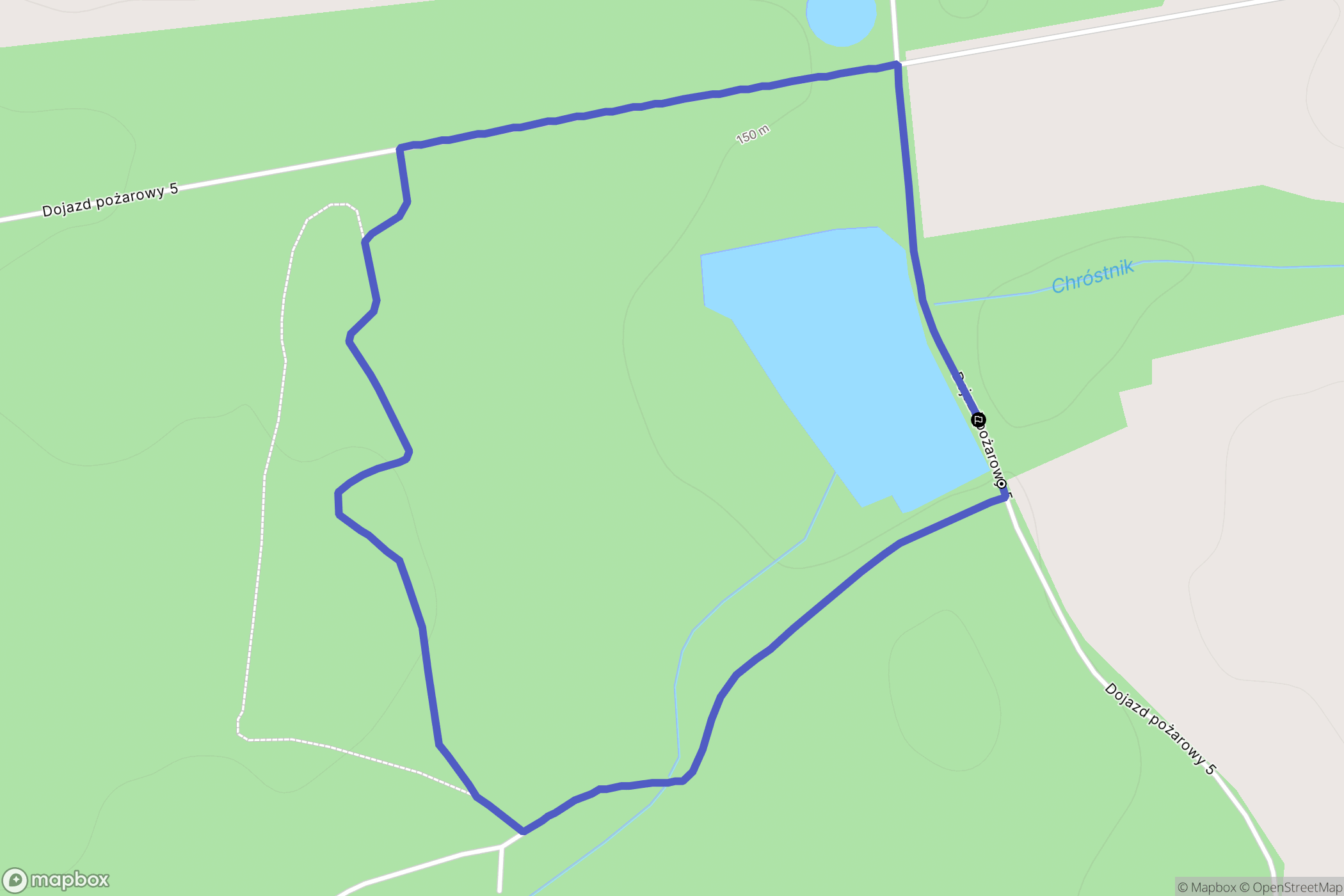 Lubin: mapa trasy - Poland
