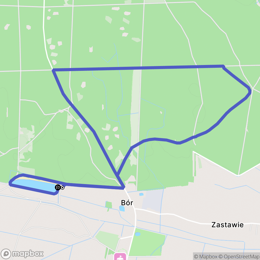 Bratkowice: mapa trasy - Poland