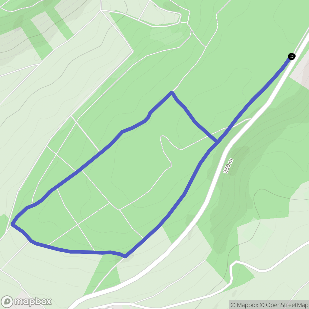 Épineuil : carte du parcours de randonnée - France