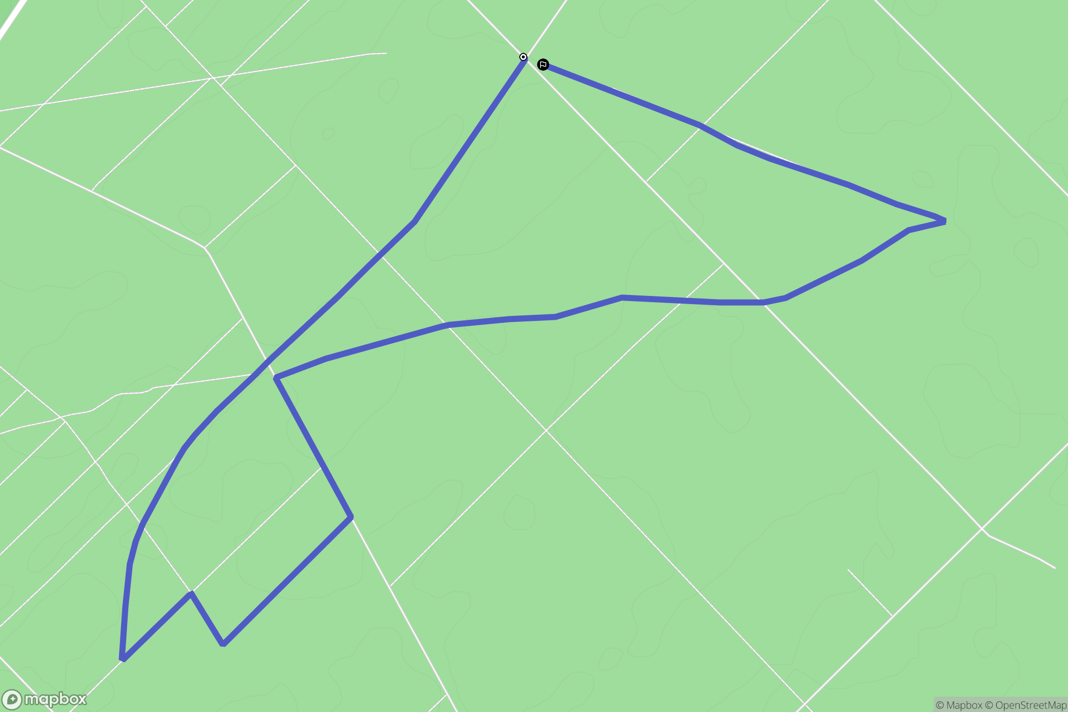 Crécy-en-Ponthieu : carte du parcours de randonnée - France