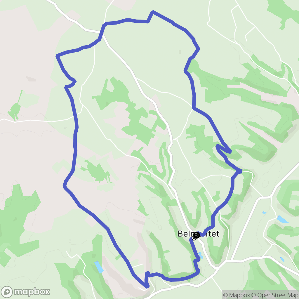Montcuq-en-Quercy-Blanc : carte du parcours de randonnée - France