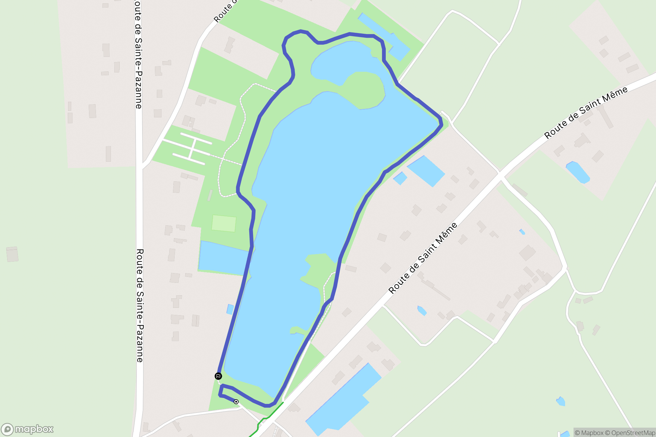 Machecoul-Saint-Même : carte du parcours de randonnée - France