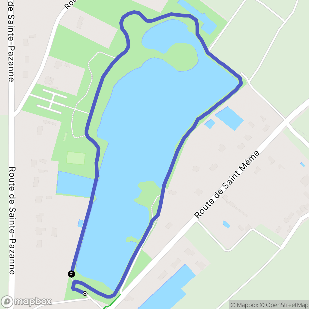 Machecoul-Saint-Même : carte du parcours de randonnée - France