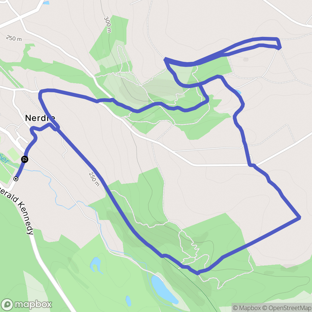 Montluçon : carte du parcours de randonnée - France