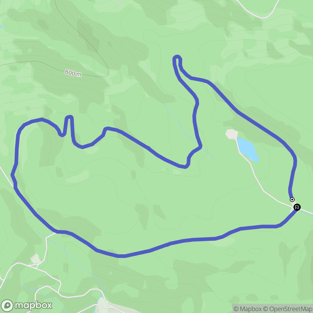 Cleurie : carte du parcours de randonnée - France