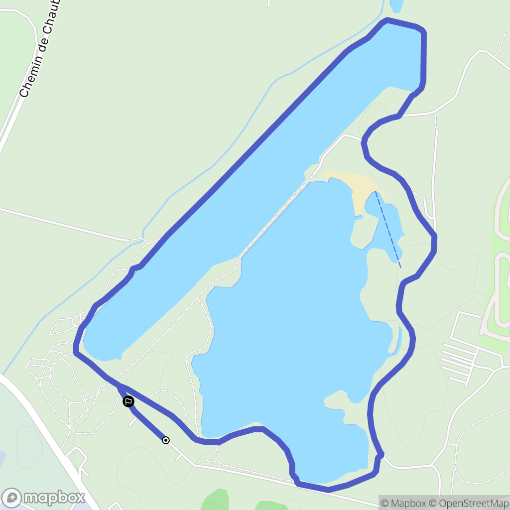 Muret : carte du parcours de randonnée - France