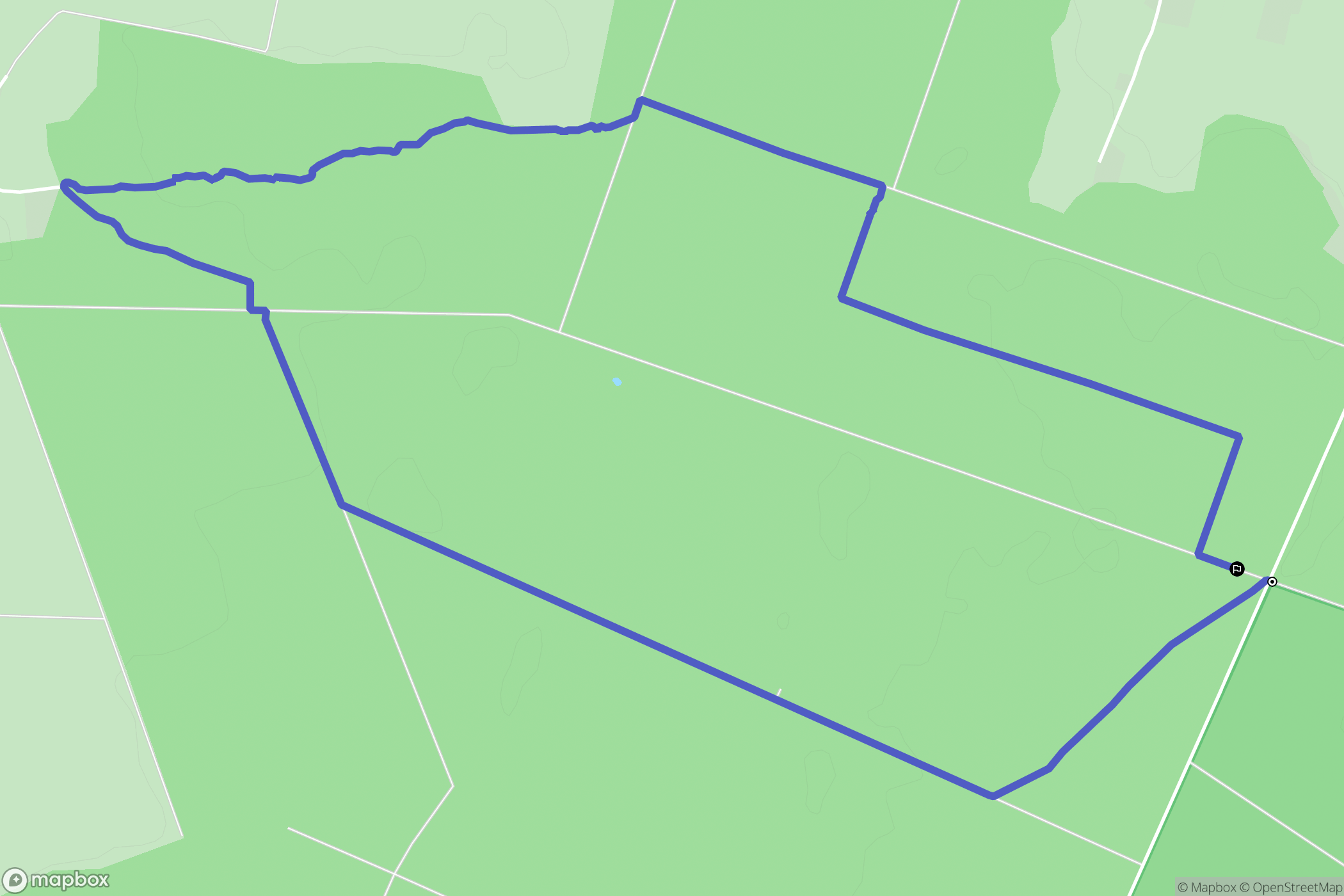 Crécy-en-Ponthieu : carte du parcours de randonnée - France