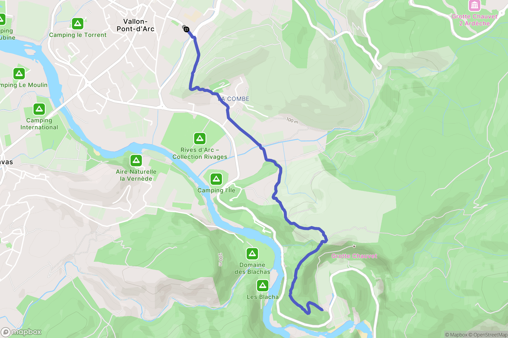 Vallon-Pont-d'Arc: routekaart voor buitenactiviteiten - France