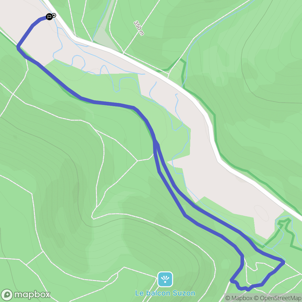 Messigny-et-Vantoux : carte du parcours de randonnée - France