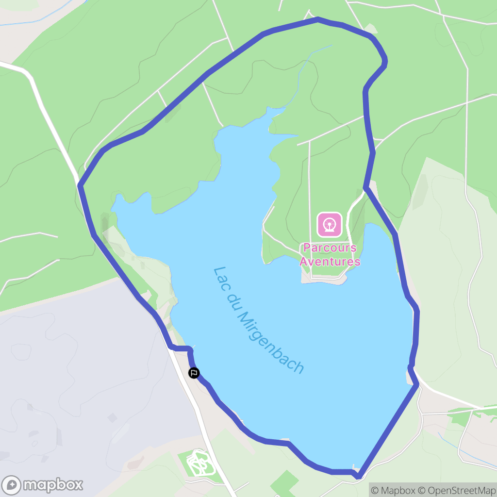 Cattenom : carte du parcours de randonnée - France