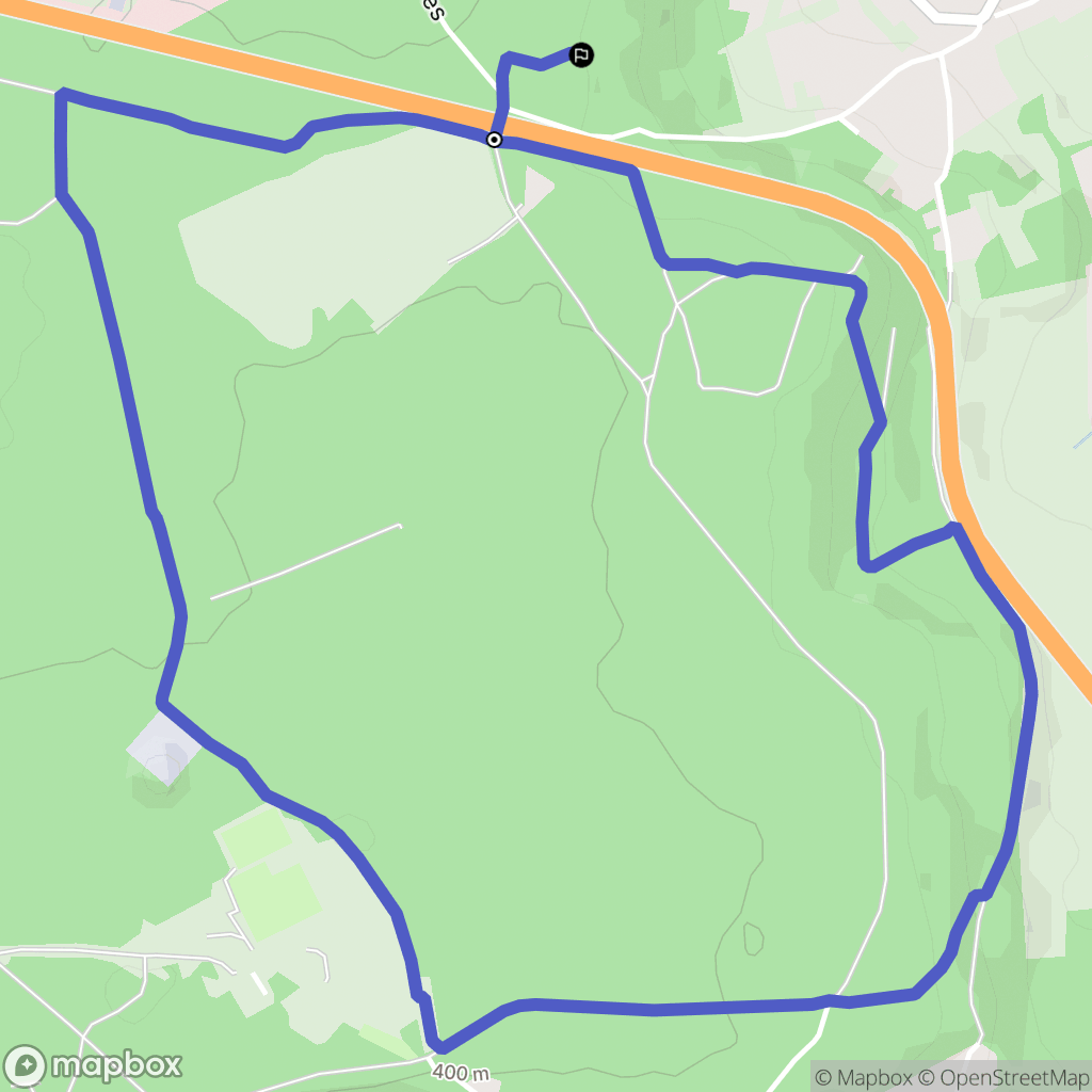 Houdemont : carte du parcours de randonnée - France