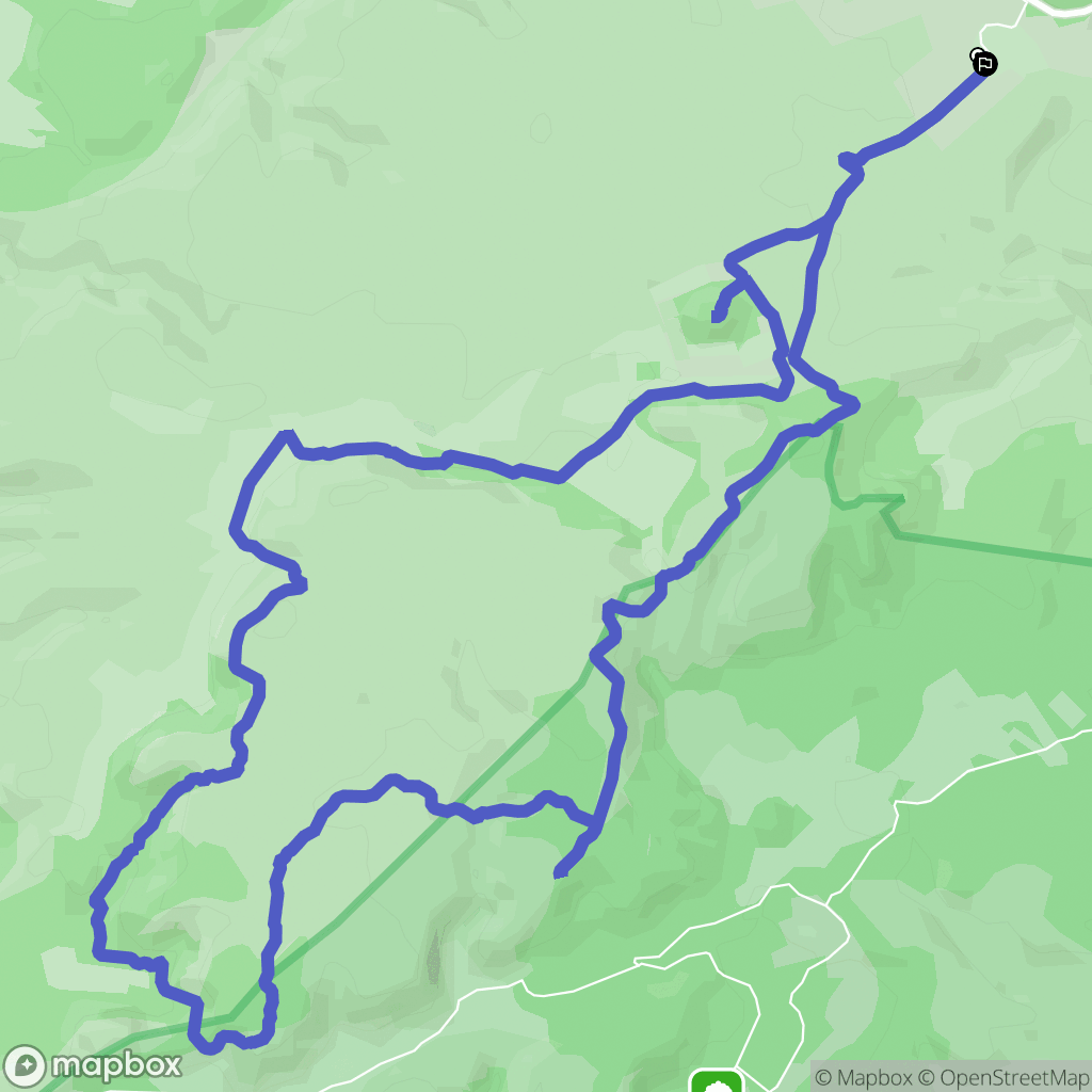 Narbonne : carte du parcours de randonnée - France