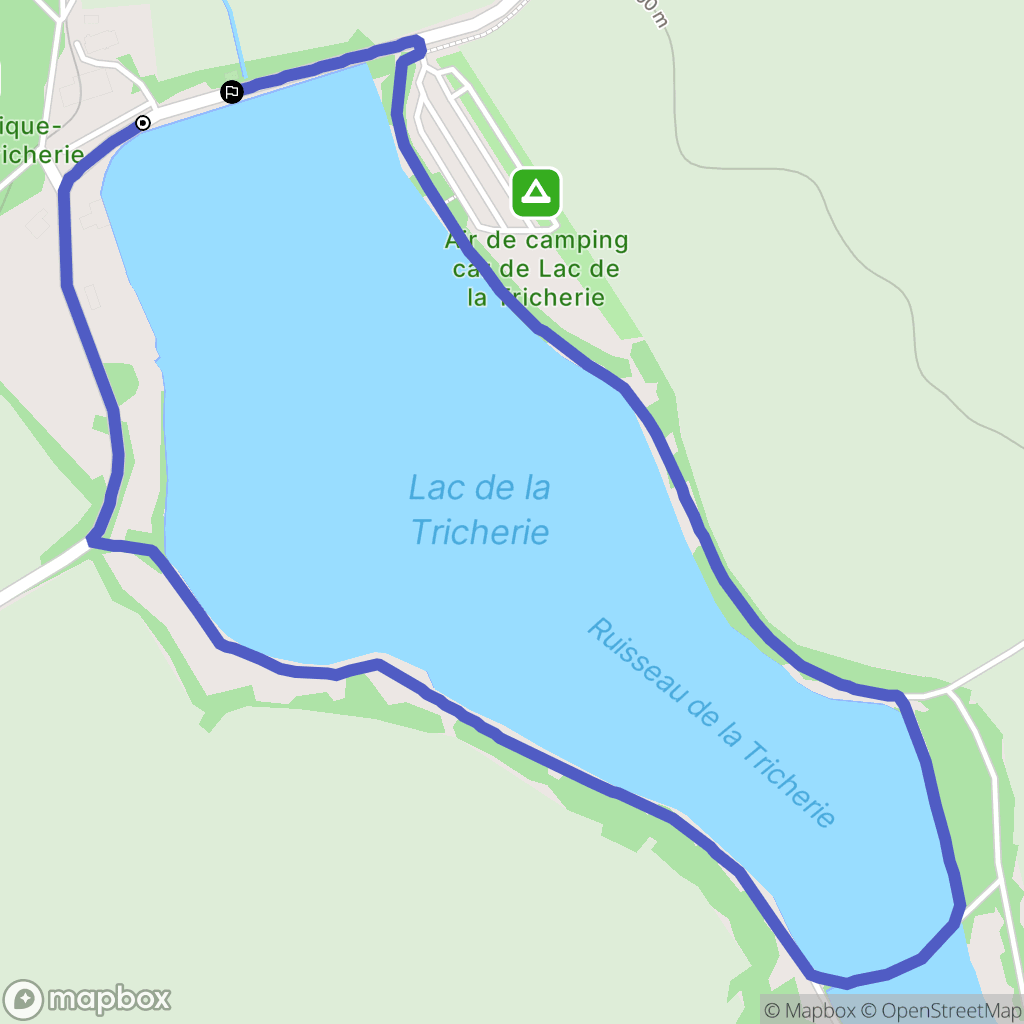 Mesnard-la-Barotière : carte du parcours de randonnée - France