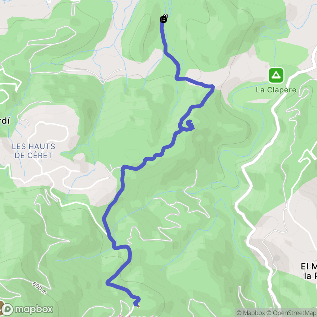 Maureillas-Las-Illas : carte du parcours de randonnée - France