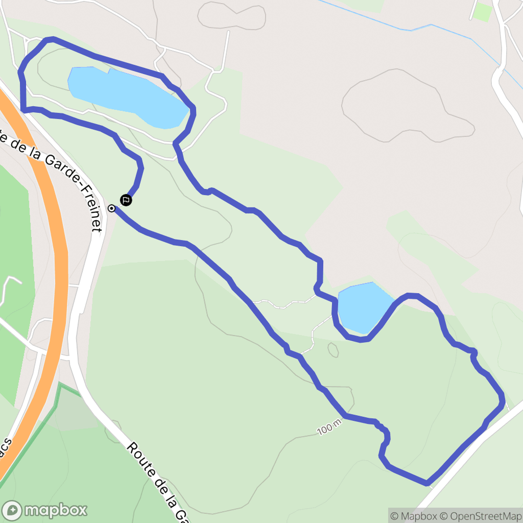 Le Cannet-des-Maures : carte du parcours de randonnée - France