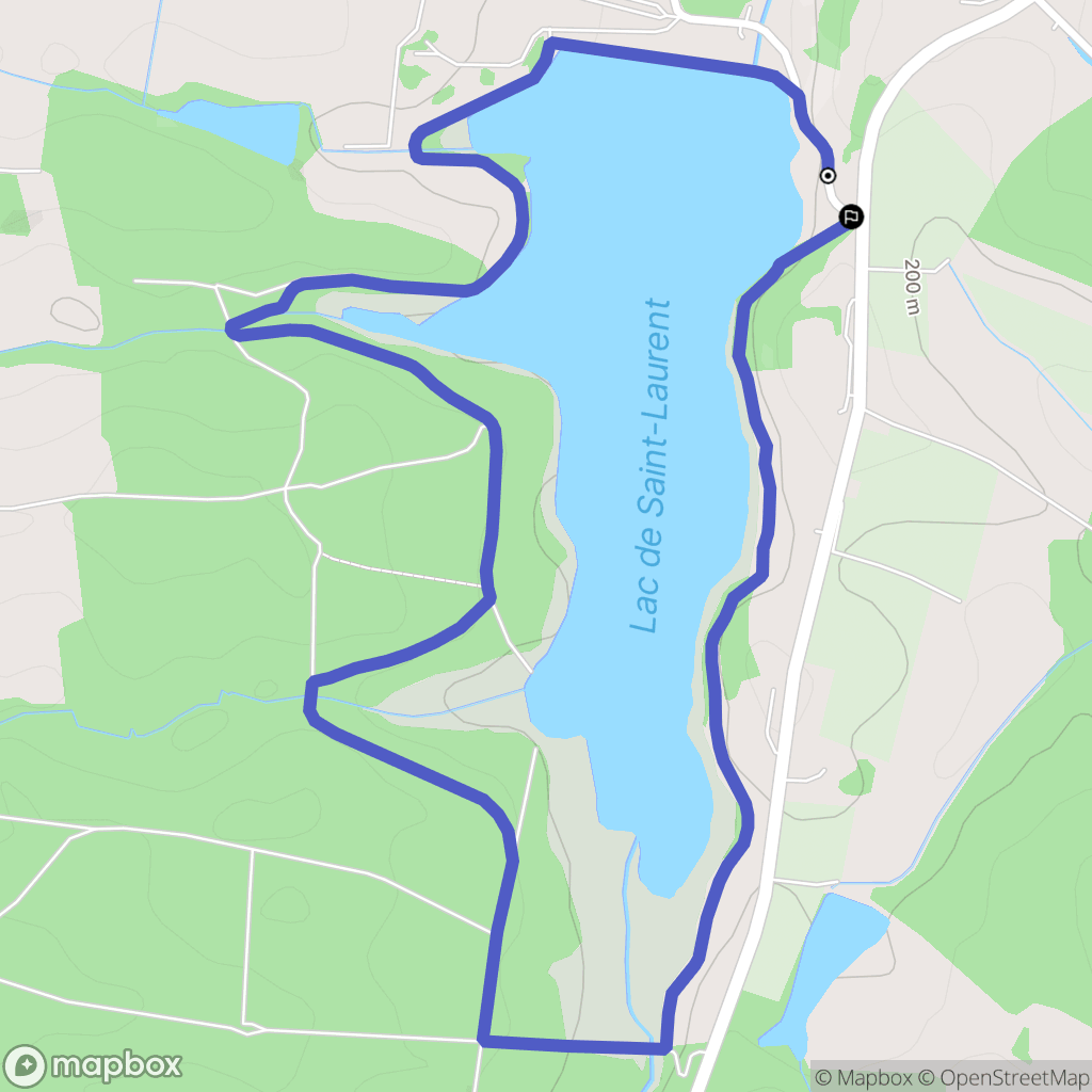 Bassoues : carte du parcours de randonnée - France