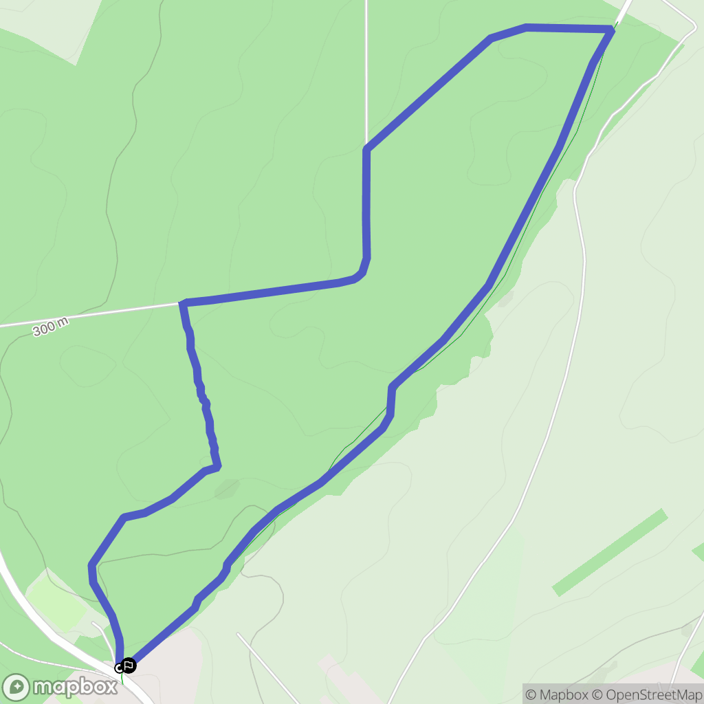 Hartzviller : carte du parcours de randonnée - France