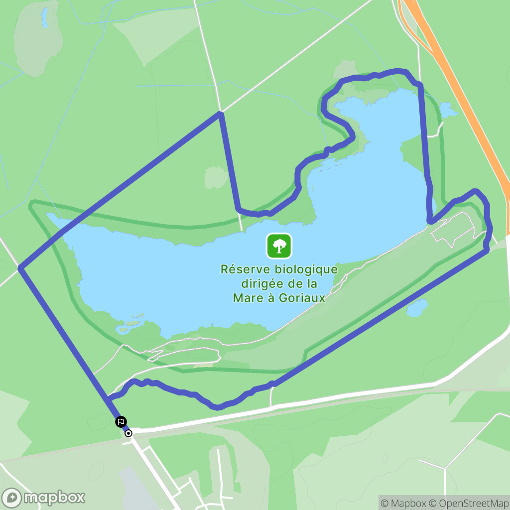 Wallers : carte du parcours de randonnée - France