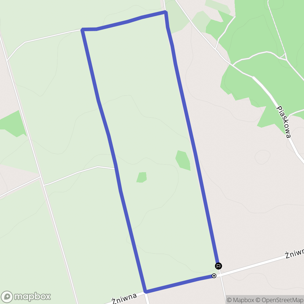 Libiąż: mapa trasy - Poland