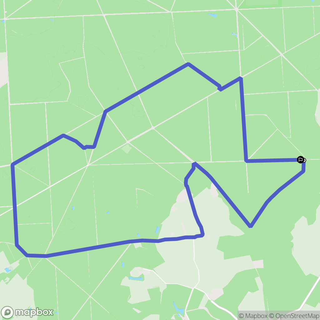 Ingrannes : carte du parcours de randonnée - France