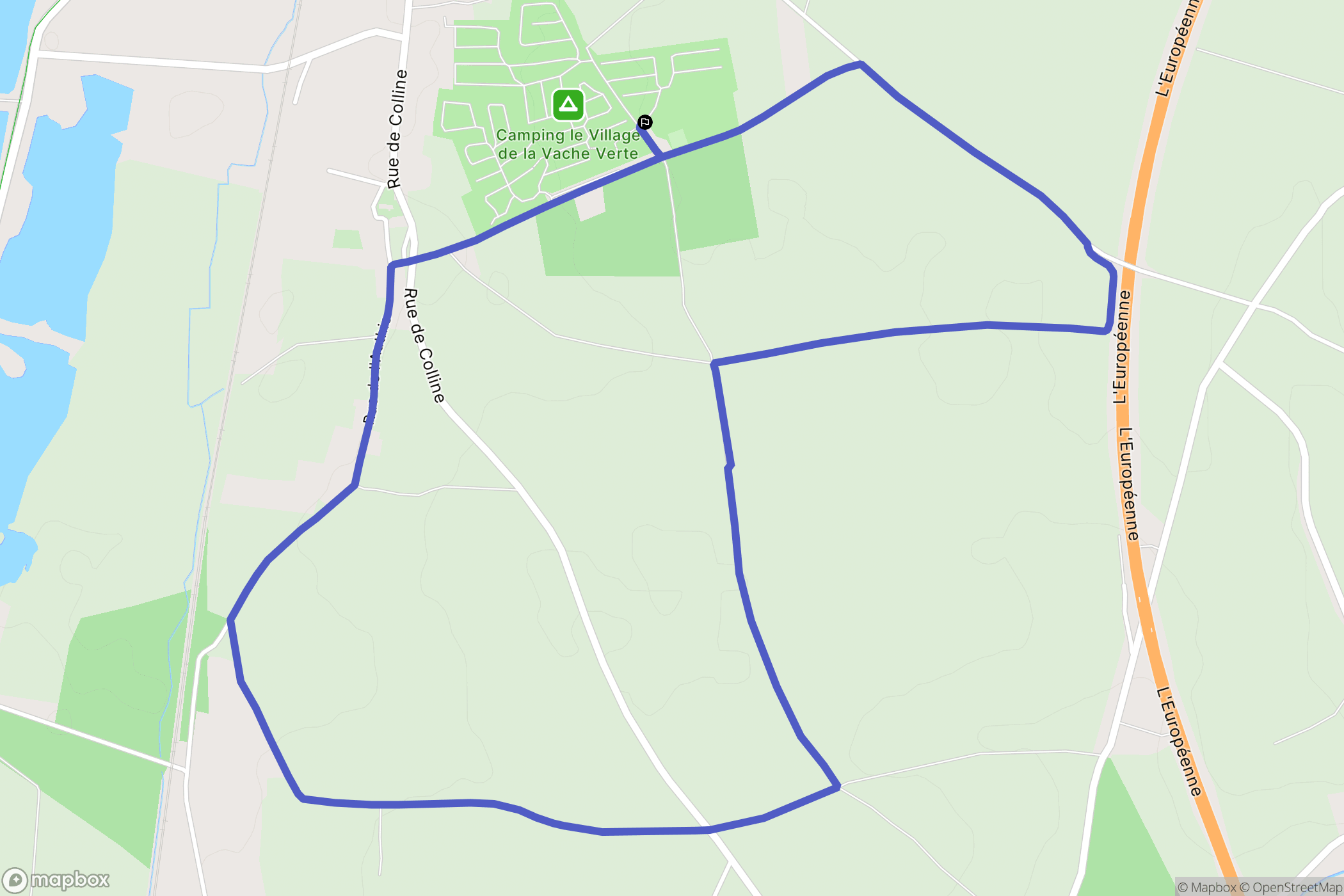 Conchil-le-Temple : carte du parcours de randonnée - France